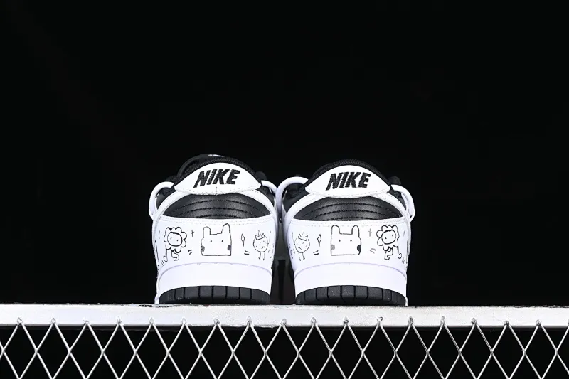 All categories Nk SB Dunk series Nk SB Dunk Low low-top sneakers Nk Dunk Low Reverse Panda-Little Monster SB strap low-top casual sneakers DD1391-100